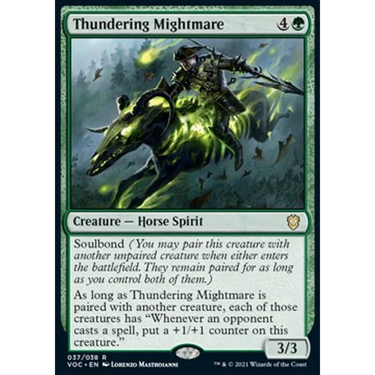Thundering Mightmare (V.1) - Malincubo Tonante (V.1) - [VOC][NM] [Foil]