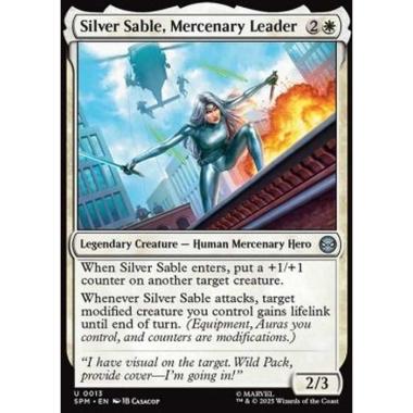 Silver Sable, Mercenary Leader - Silver Sable, Mercenary Leader - [SPM][NM]