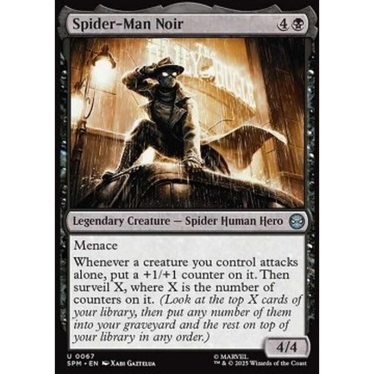 Spider-Man Noir - Spider-Man Noir - [SPM][NM]