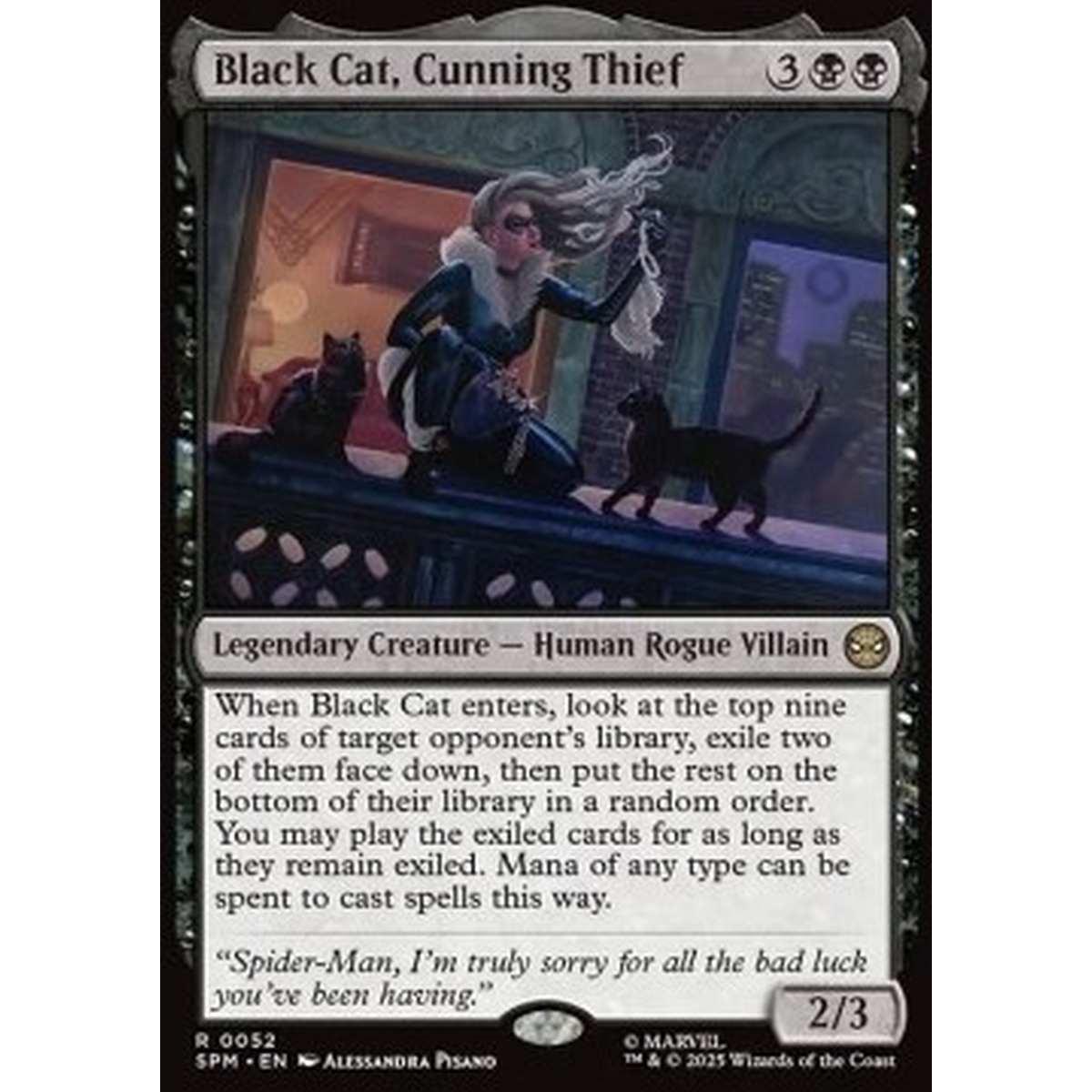 Black Cat, Cunning Thief - Black Cat, Cunning Thief - [SPM][NM]