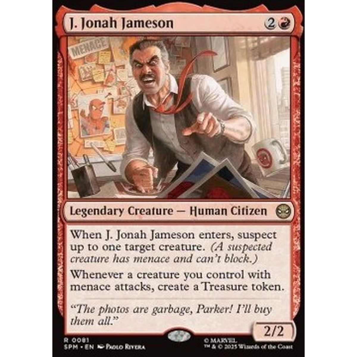 J. Jonah Jameson - J. Jonah Jameson - [SPM][NM]