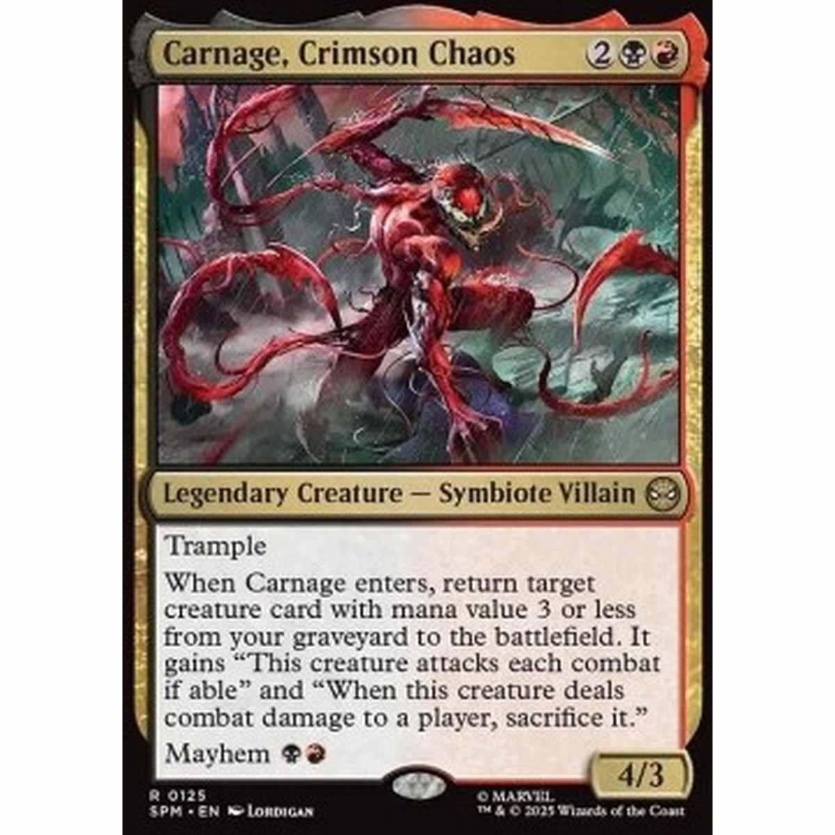 Carnage, Crimson Chaos - Carnage, Crimson Chaos - [SPM][NM]
