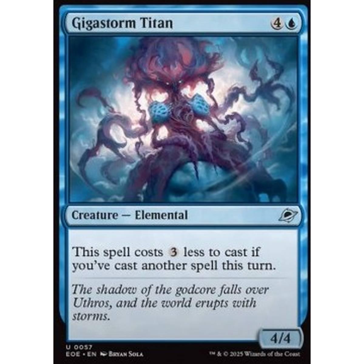 Gigastorm Titan - Gigastorm Titan - [EOE][NM] [Foil]