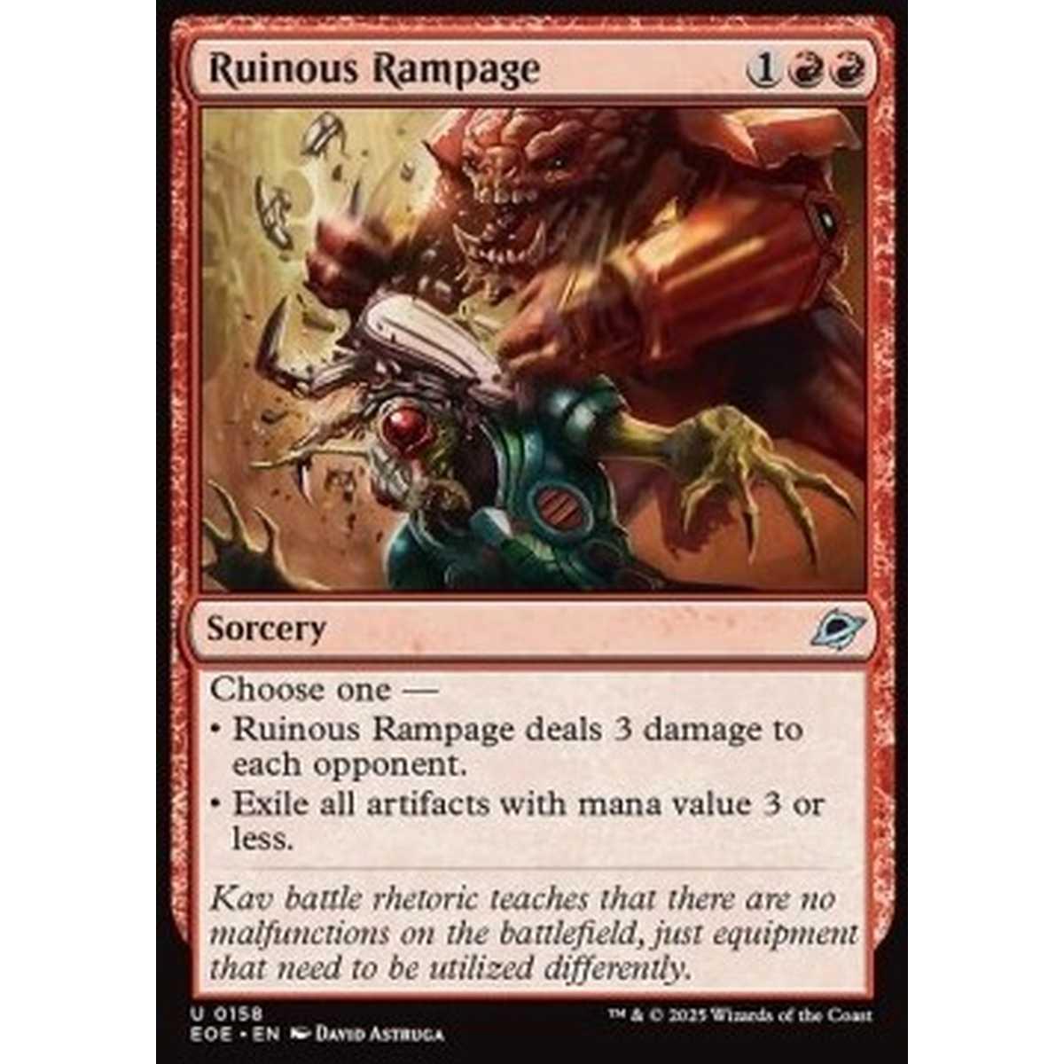 Ruinous Rampage - Ruinous Rampage - [EOE][NM] [Foil]