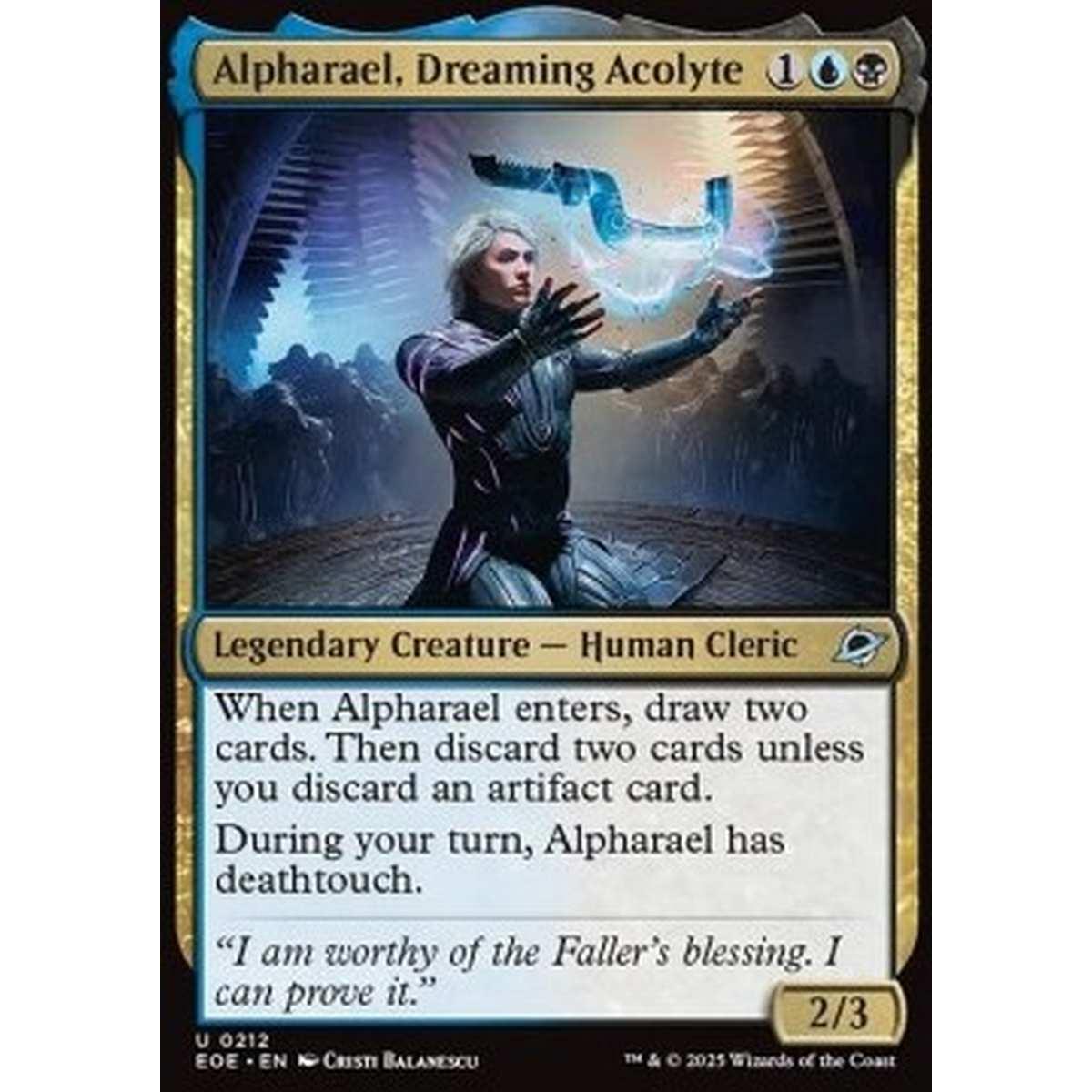 Alpharael, Dreaming Acolyte - Alpharael, Dreaming Acolyte - [EOE][NM] [Foil]