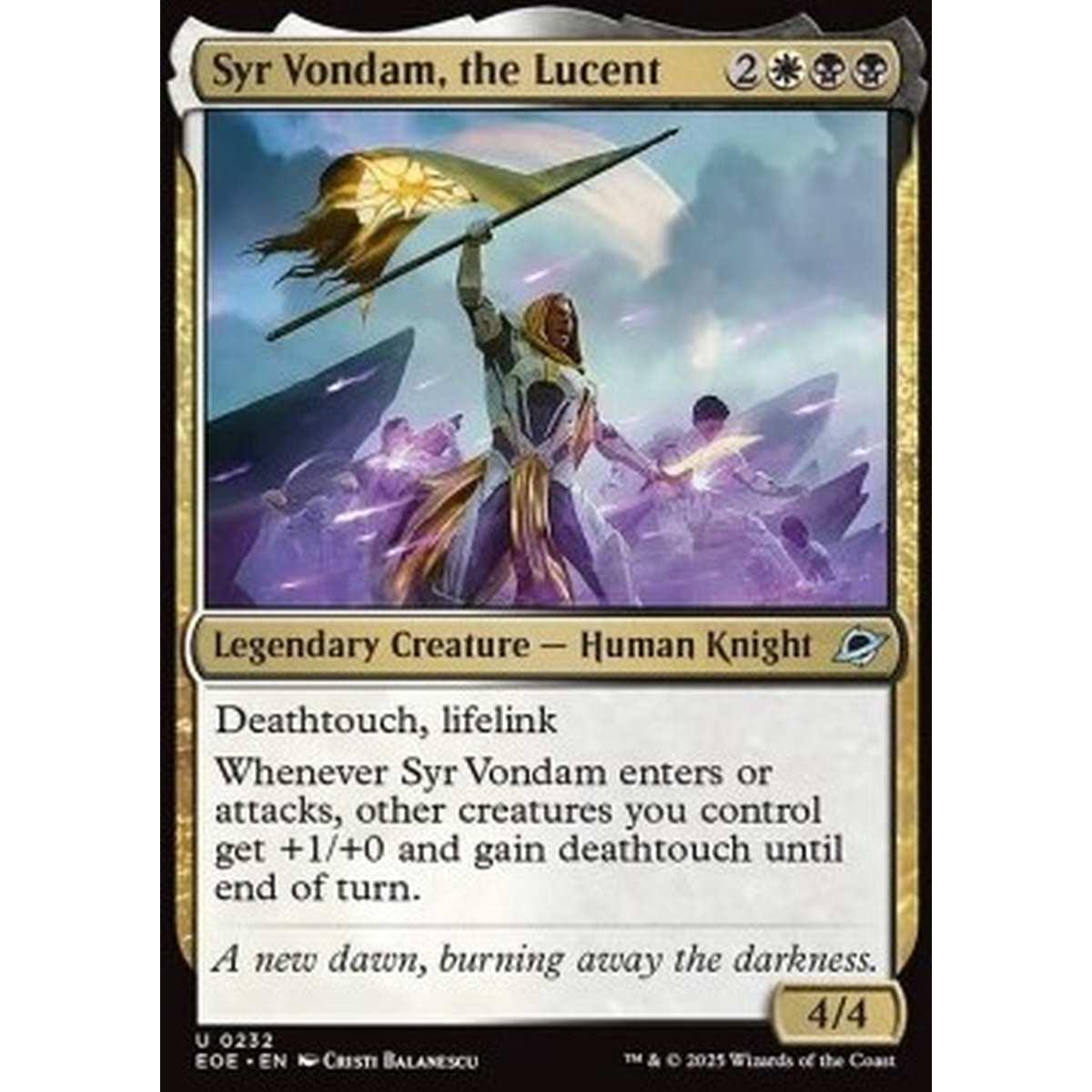 Syr Vondam, the Lucent - Syr Vondam, the Lucent - [EOE][NM] [Foil]