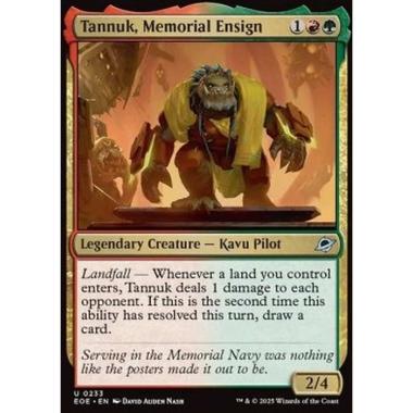 Tannuk, Memorial Ensign - Tannuk, Memorial Ensign - [EOE][NM] [Foil]