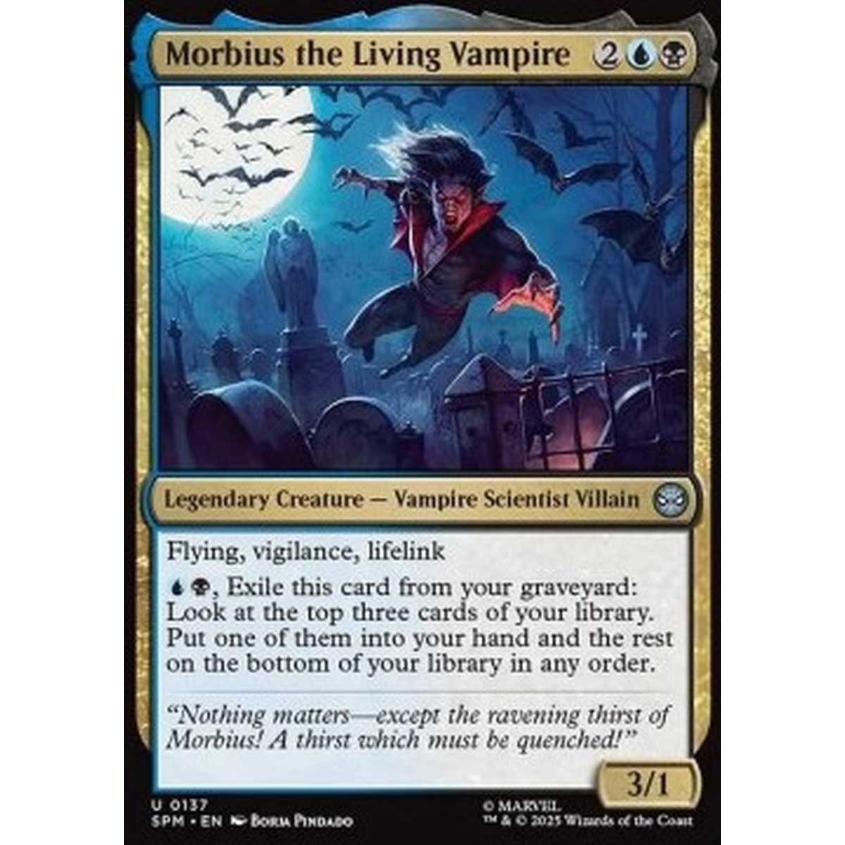 Morbius the Living Vampire - Morbius the Living Vampire - [SPM][NM] [Foil]