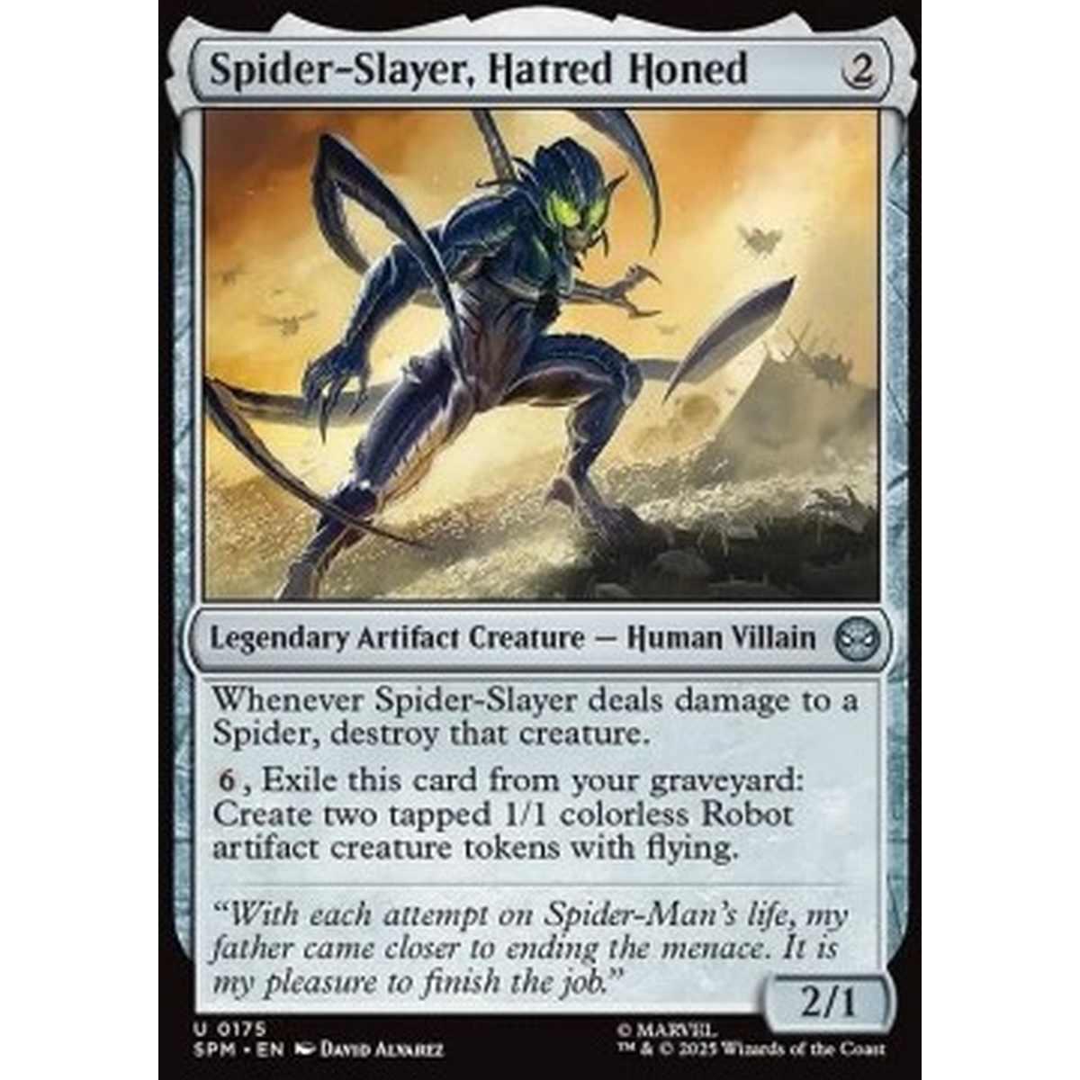 Spider-Slayer, Hatred Honed - Spider-Slayer, Hatred Honed - [SPM][NM] [Foil]