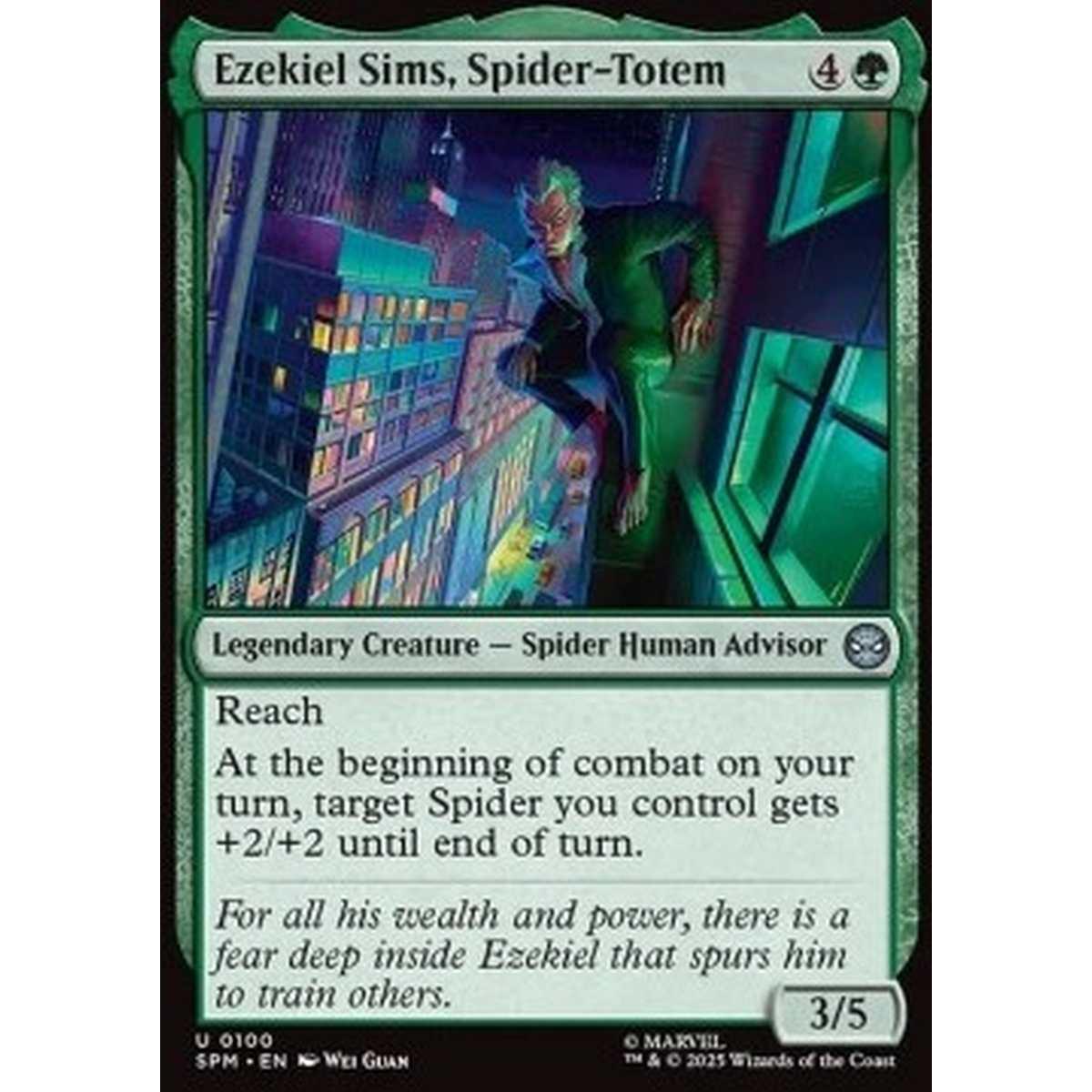 Ezekiel Sims, Spider-Totem - Ezekiel Sims, Spider-Totem - [SPM][NM] [Foil]
