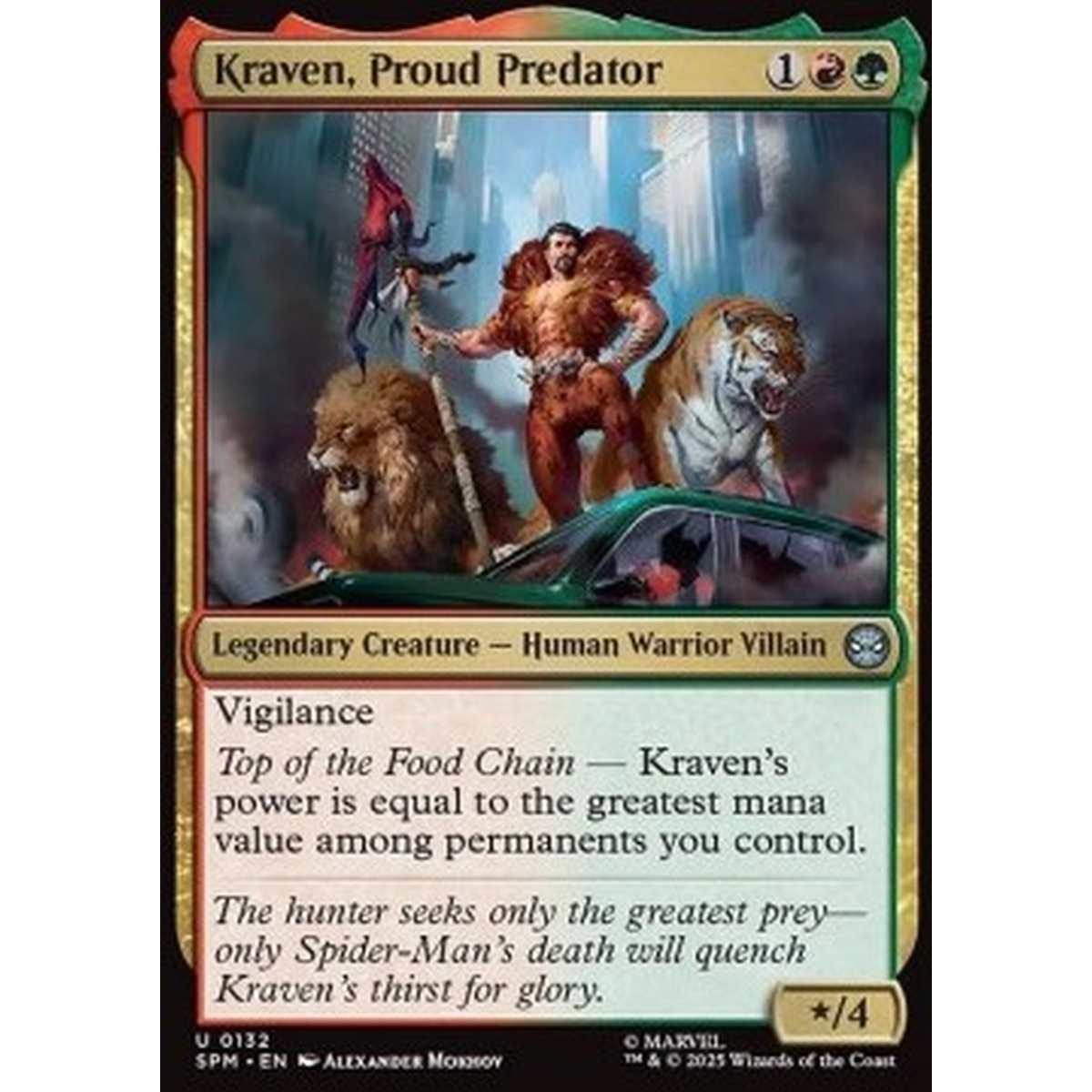 Kraven, Proud Predator - Kraven, Proud Predator - [SPM][NM] [Foil]