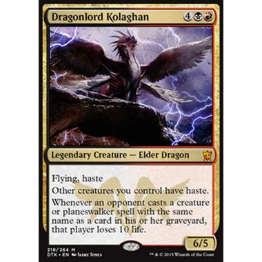 Dragonlord Kolaghan - Signore dei Draghi Kolaghan - [DTK][EX]