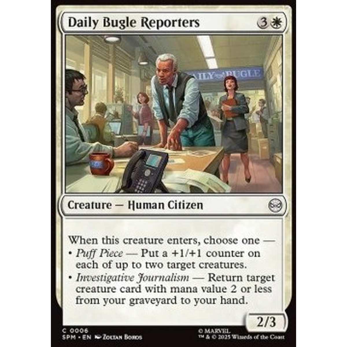 Daily Bugle Reporters - Daily Bugle Reporters - [SPM][NM] [Foil]