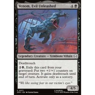 Venom, Evil Unleashed - Venom, Evil Unleashed - [SPM][NM] [Foil]