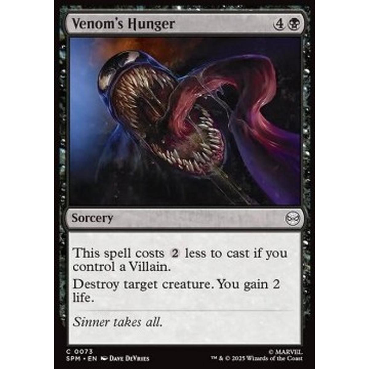 Venom's Hunger - Venom's Hunger - [SPM][NM] [Foil]