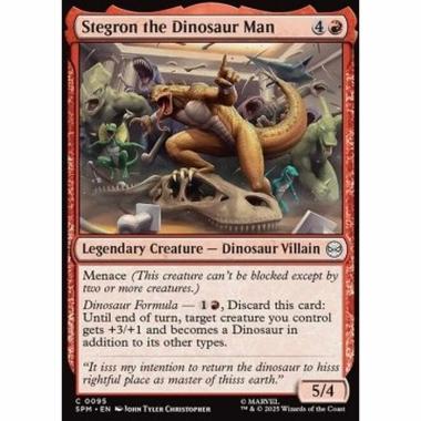Stegron the Dinosaur Man - Stegron the Dinosaur Man - [SPM][NM] [Foil]