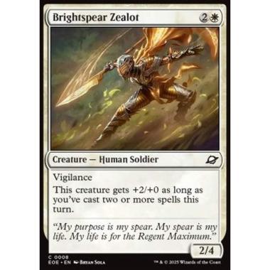 Brightspear Zealot - Brightspear Zealot - [EOE][NM] [Foil]