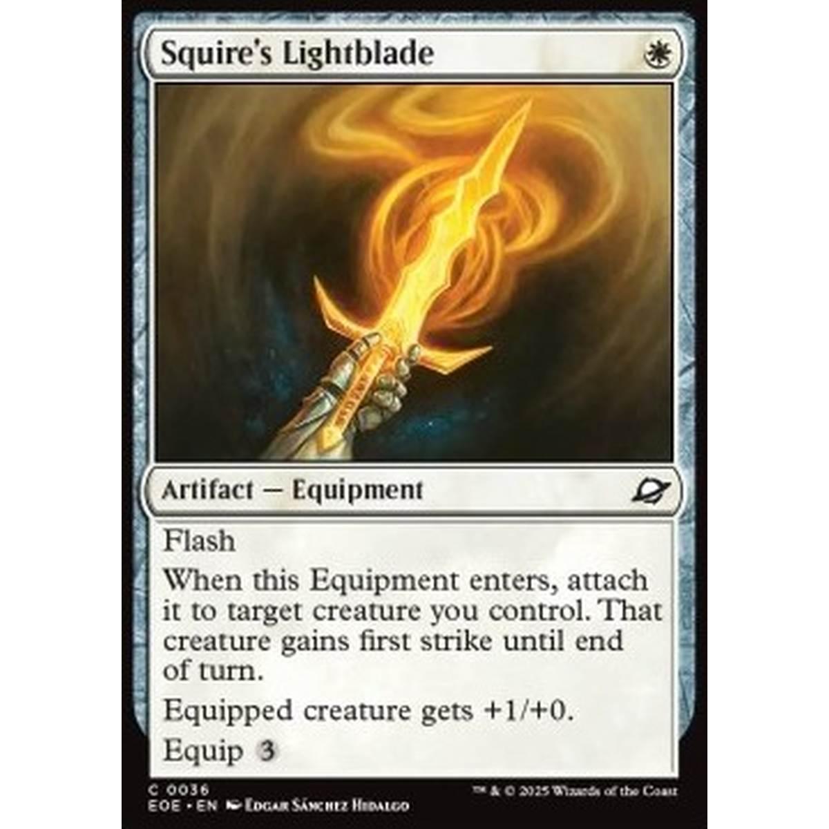 Squire's Lightblade - Squire's Lightblade - [EOE][NM] [Foil]