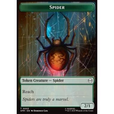 Spider Token (G 2/1) // Food Token - Spider Token (G 2/1) // Food Token - [TSPM][NM]