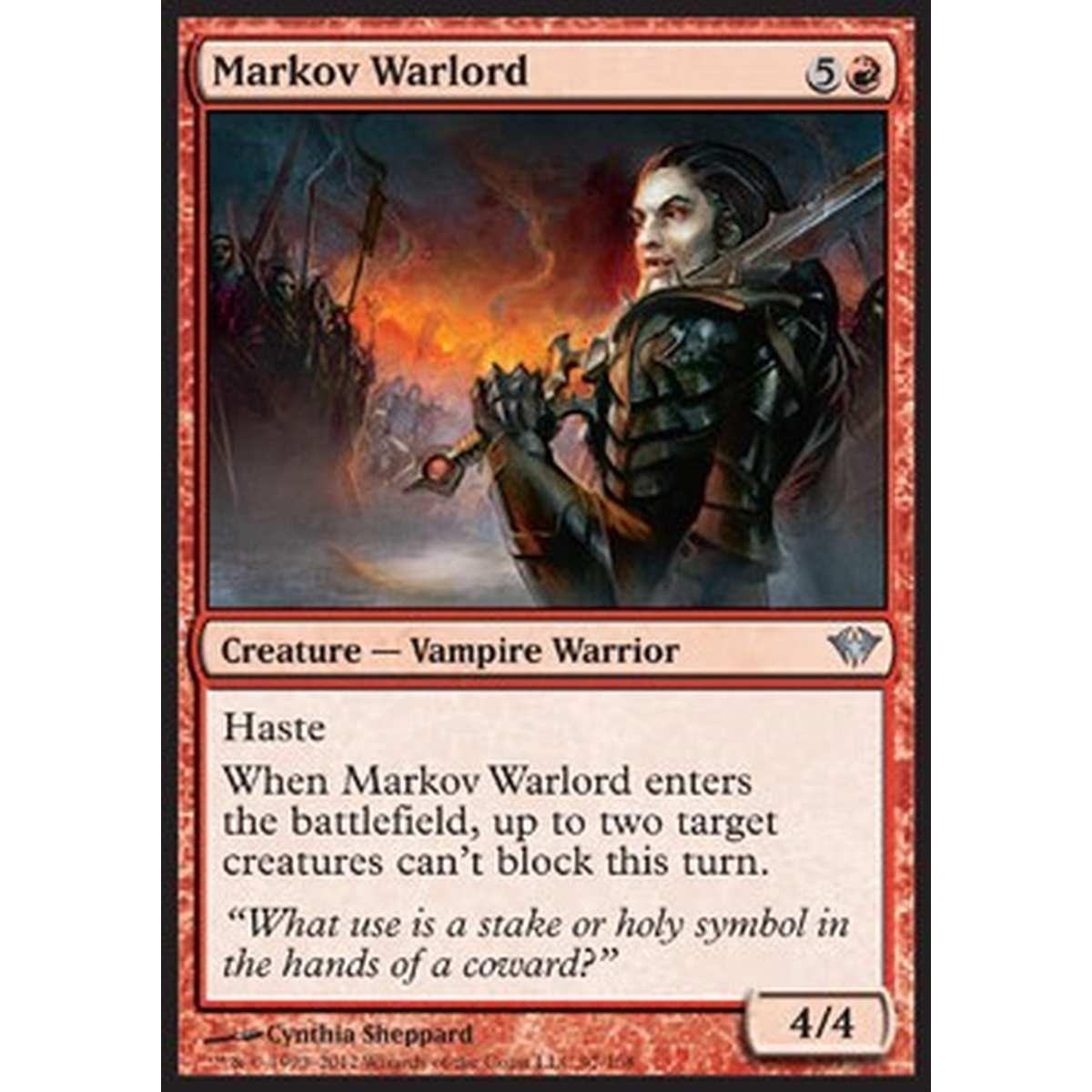 Markov Warlord - Condottiero Markov - [DKA] [NM]
