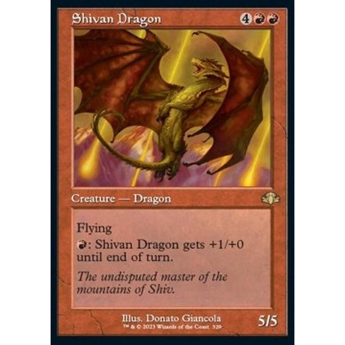 Shivan Dragon - Drago di Shivan - [XDMR][NM]
