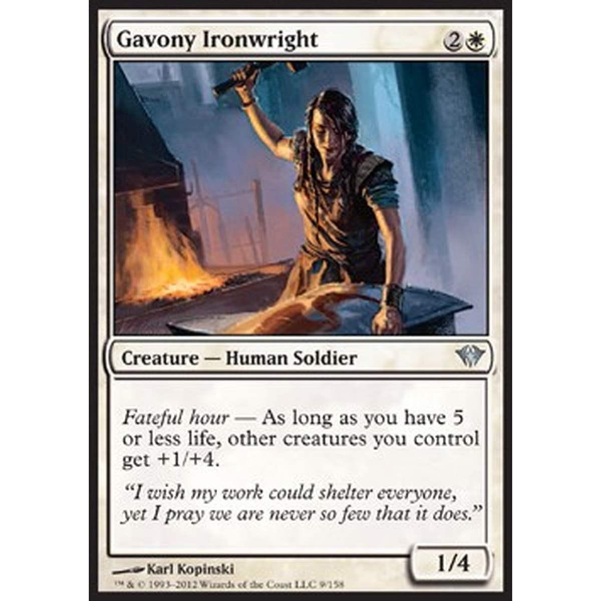 Gavony Ironwright - Forgiaferro di Gavony - [DKA] [NM]