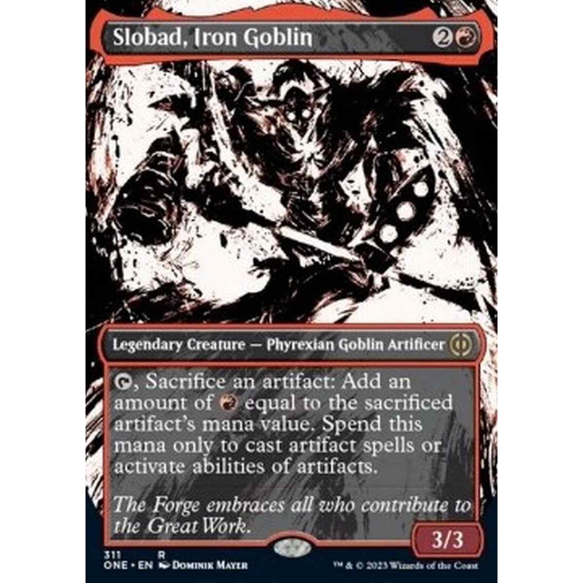 Slobad, Iron Goblin (V.1) - Slobad, Iron Goblin (V.1) - [XONE][NM] [Foil]