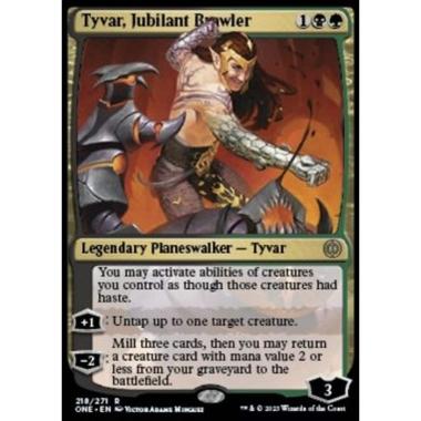 Tyvar, Jubilant Brawler - Tyvar, Jubilant Brawler - [ONE][NM] [Foil]