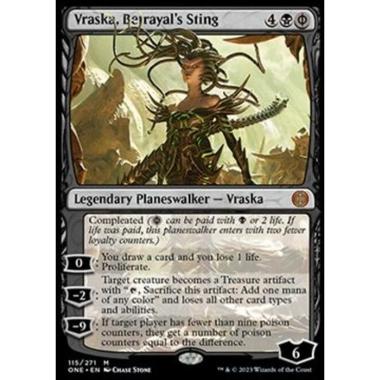 Vraska, Betrayal's Sting - Vraska, Betrayal's Sting - [ONE][NM] [Foil]