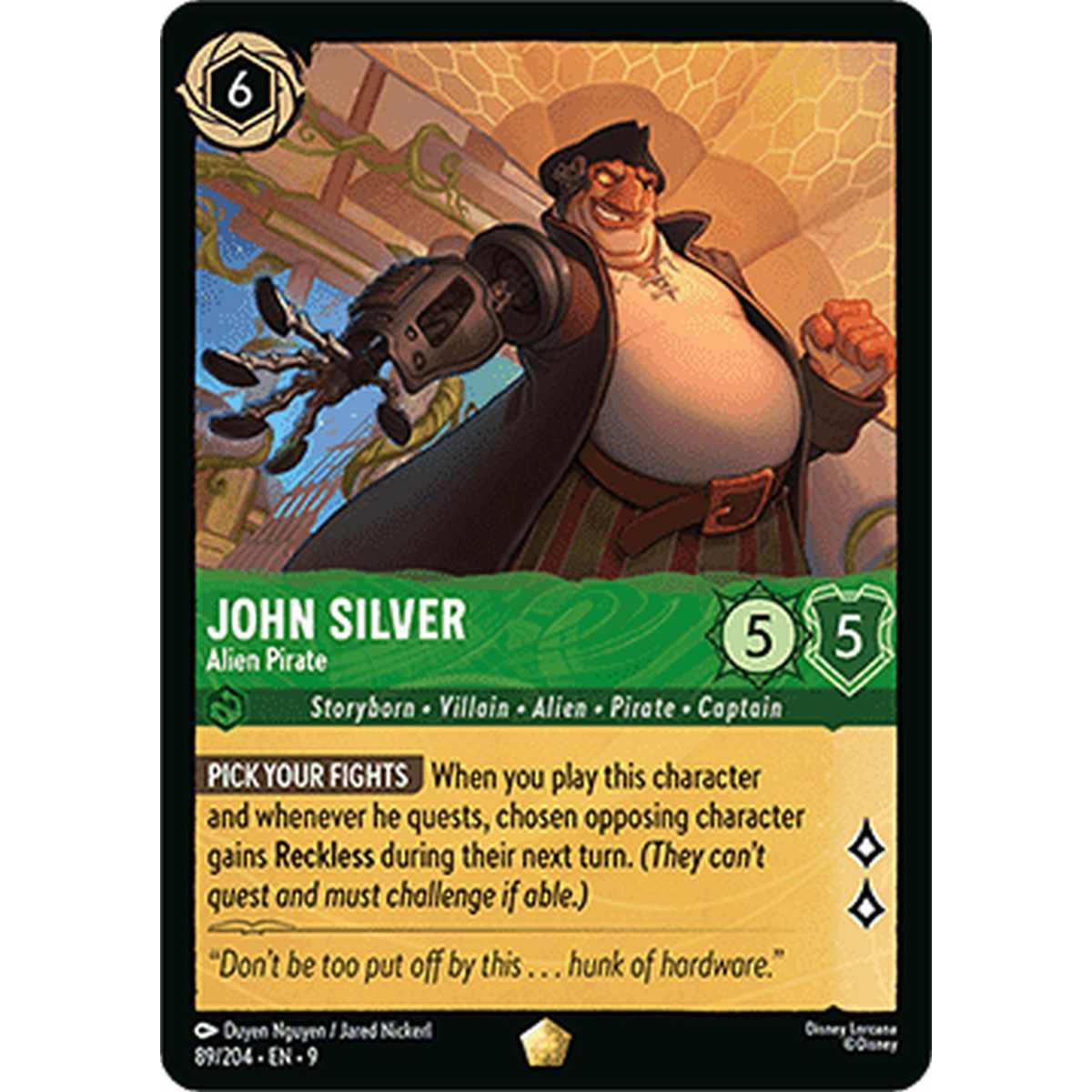 John Silver - Alien Pirate - John Silver - Alien Pirate - [9FAB][NM]