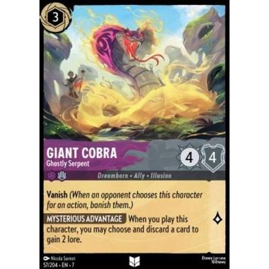 Giant Cobra - Ghostly Serpent - Giant Cobra - Ghostly Serpent - [7ARI][NM]
