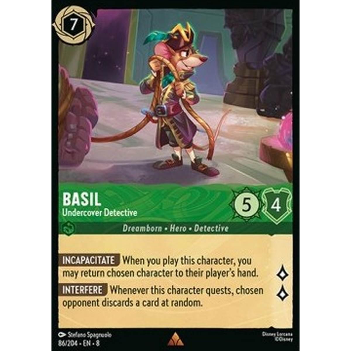 Basil - Undercover Detective - Basil - Undercover Detective - [8JAF][NM]