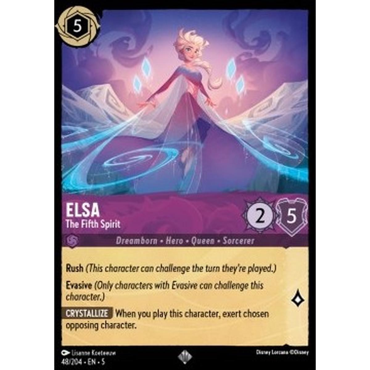 Elsa - The Fifth Spirit - Elsa - The Fifth Spirit - [5SSK][NM] [Foil]