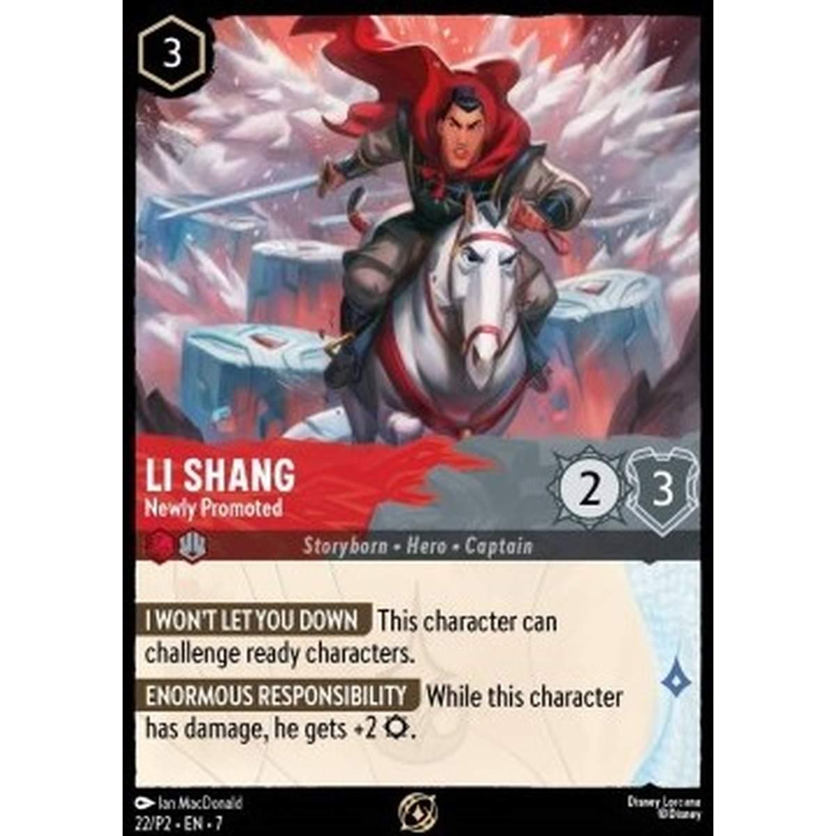 Li Shang - Newly Promoted - Li Shang - Appena Promosso - [PR2][NM] [Foil]
