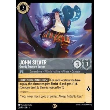 John Silver - Greedy Treasure Seeker - John Silver - Avido Cacciatore di Tesori - [PR1][NM] [Foil]