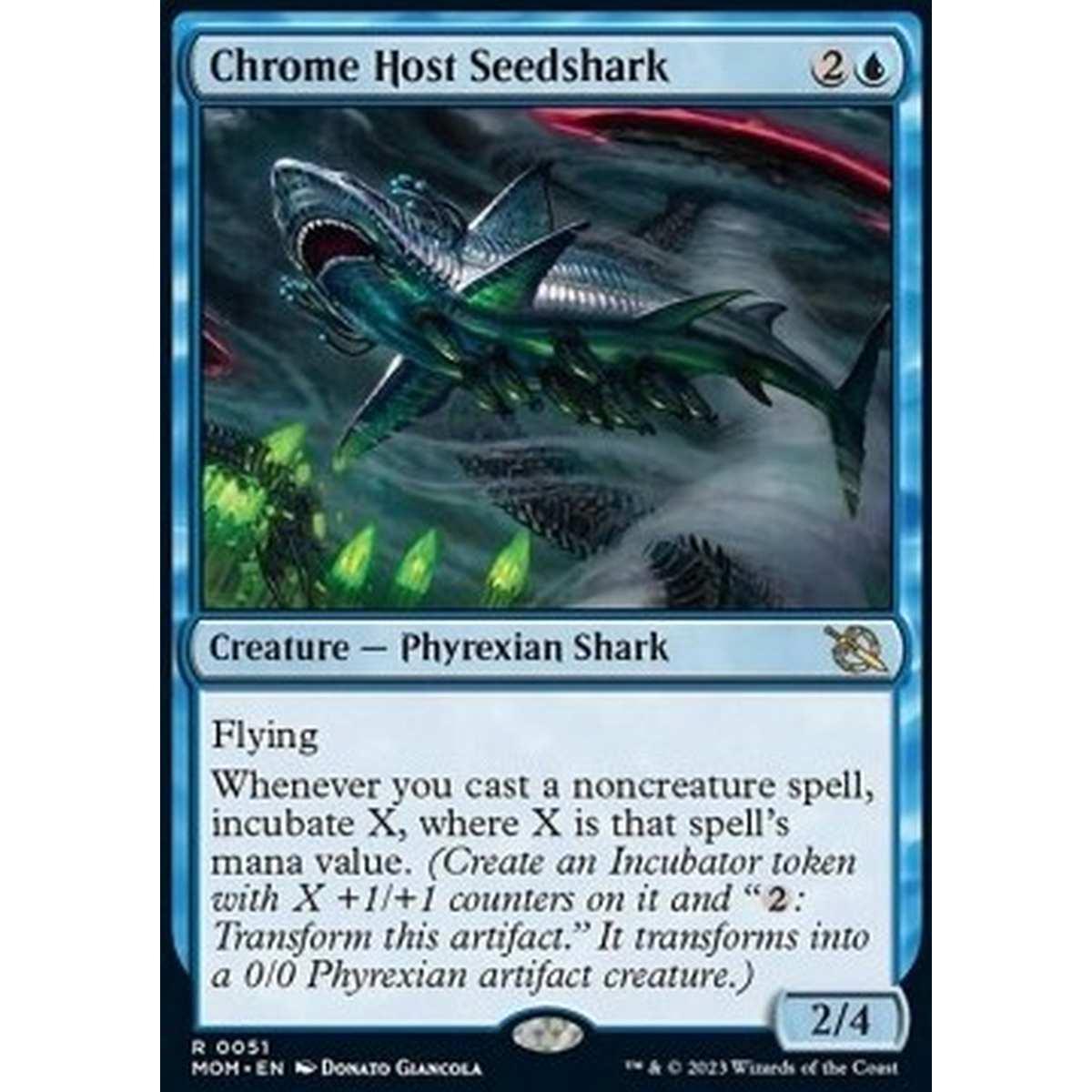 Chrome Host Seedshark - Squalo Baccello dell'Armata di Cromo - [MOM][NM]