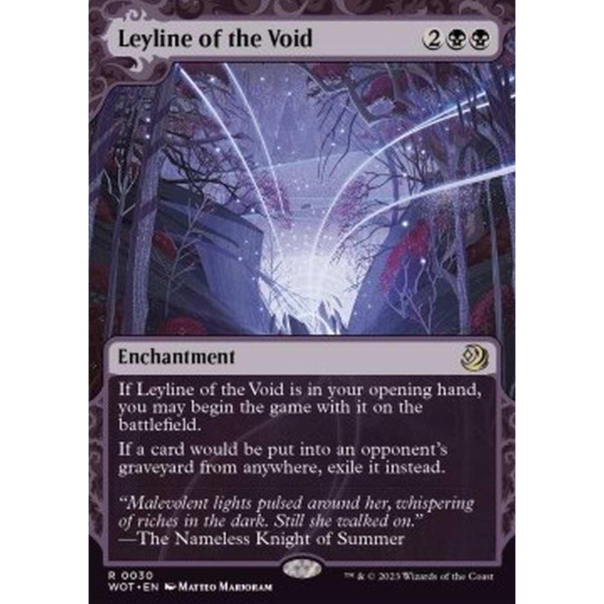Leyline of the Void - Leyline del Nulla - [WOT][NM] [Foil]