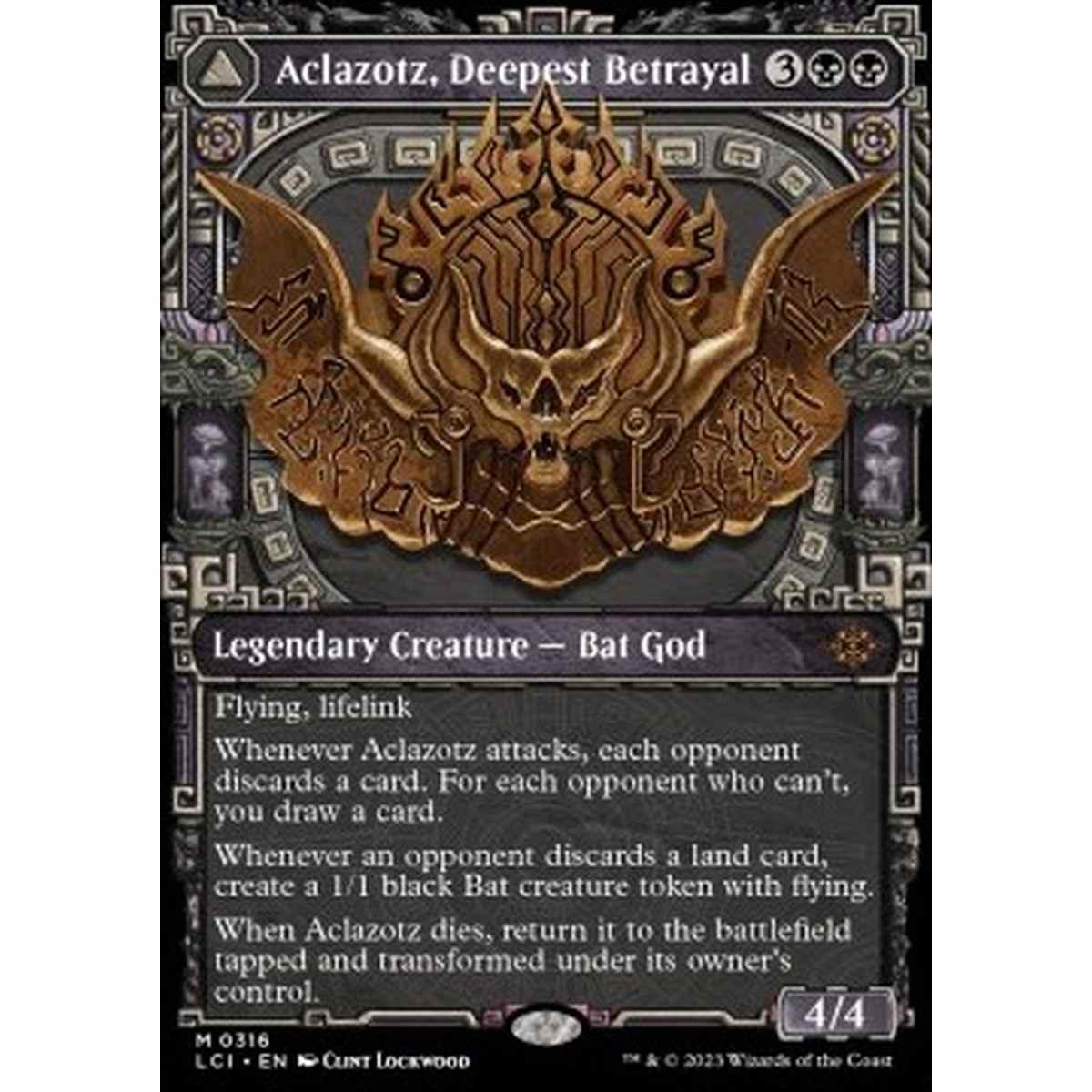 Aclazotz, Deepest Betrayal // Temple of the Dead - Aclazotz, Deepest Betrayal // Temple of the Dead - [XLCI][NM] [Foil]