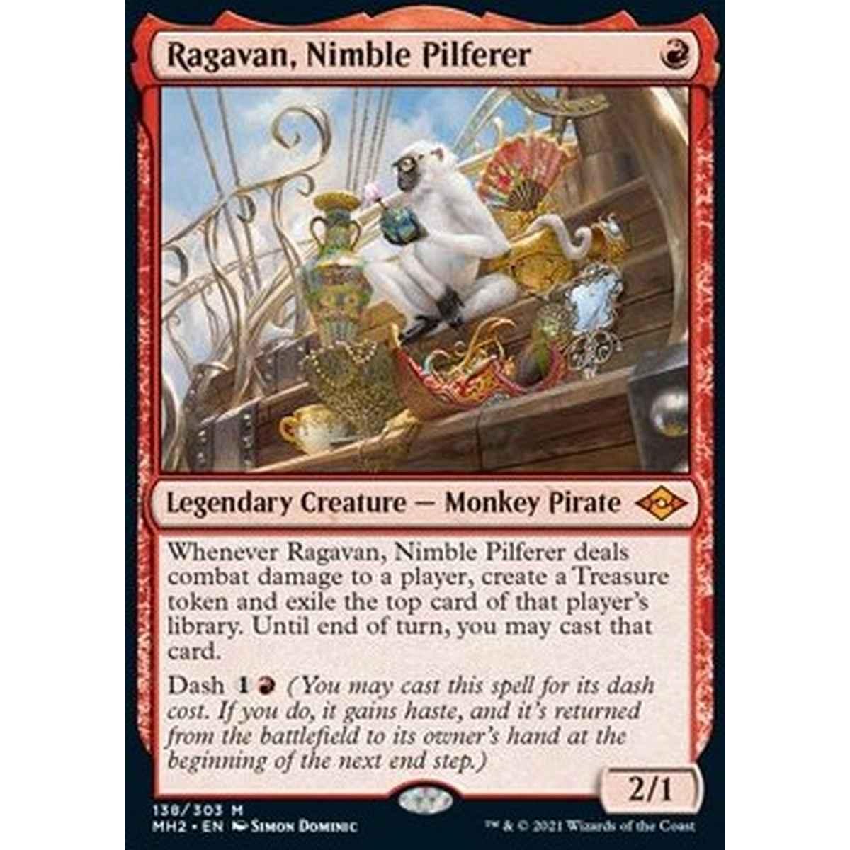 Ragavan, Nimble Pilferer - Ragavan, Nimble Pilferer - [MH2][NM]