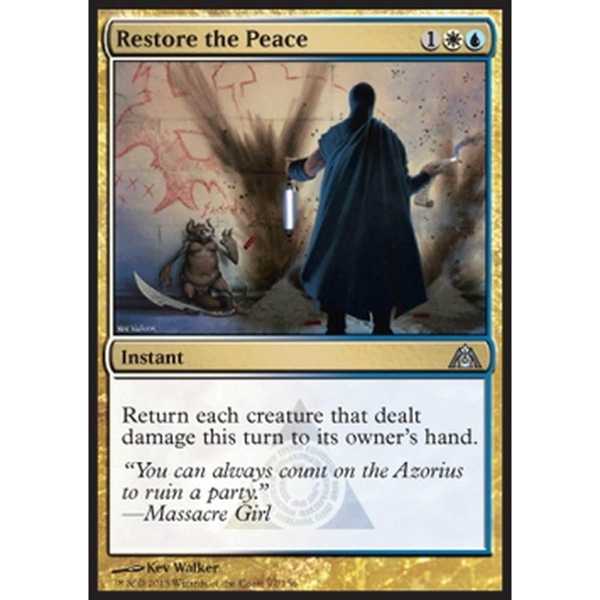 Restore the Peace - Ristabilire la Pace - [DGM] [NM]