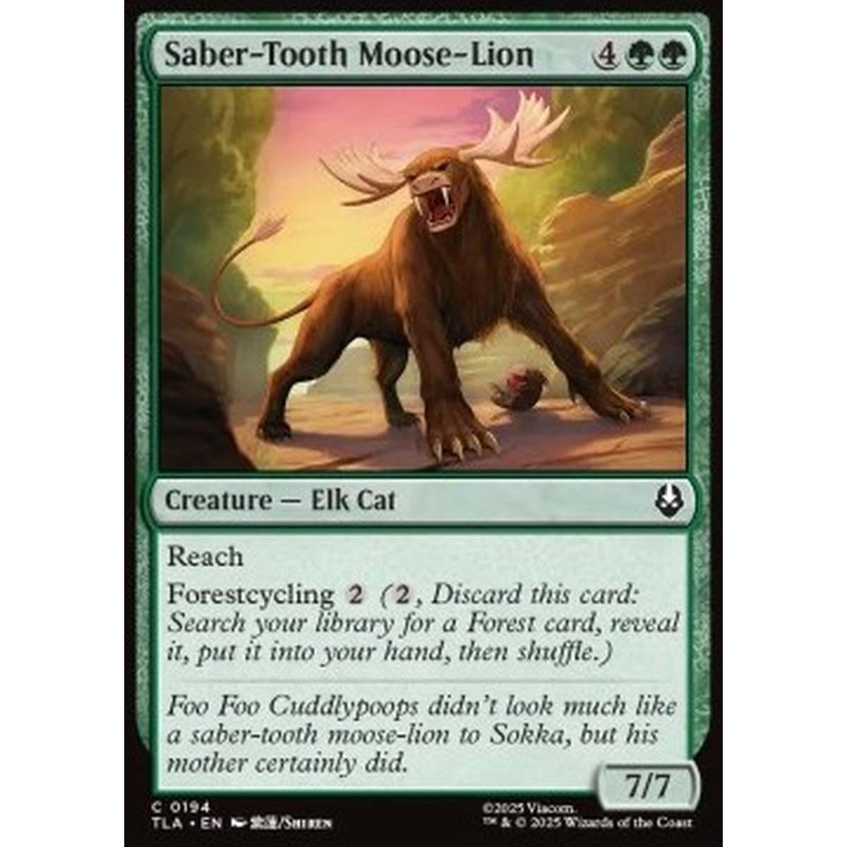 Saber-Tooth Moose-Lion - Saber-Tooth Moose-Lion - [TLA][NM]