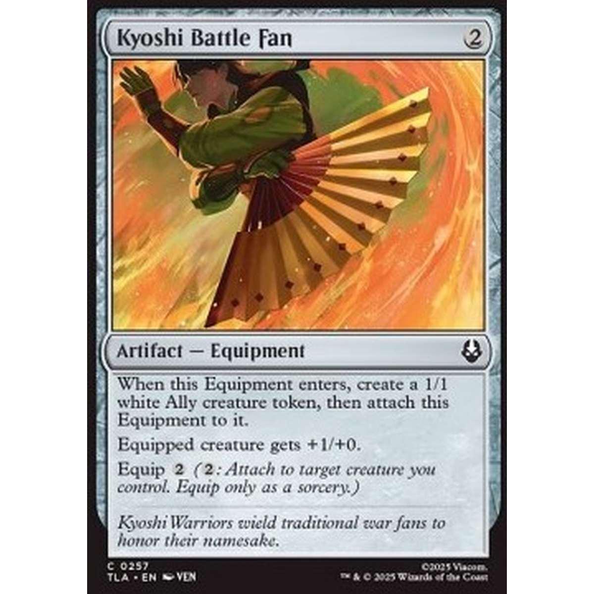 Kyoshi Battle Fan - Kyoshi Battle Fan - [TLA][NM]