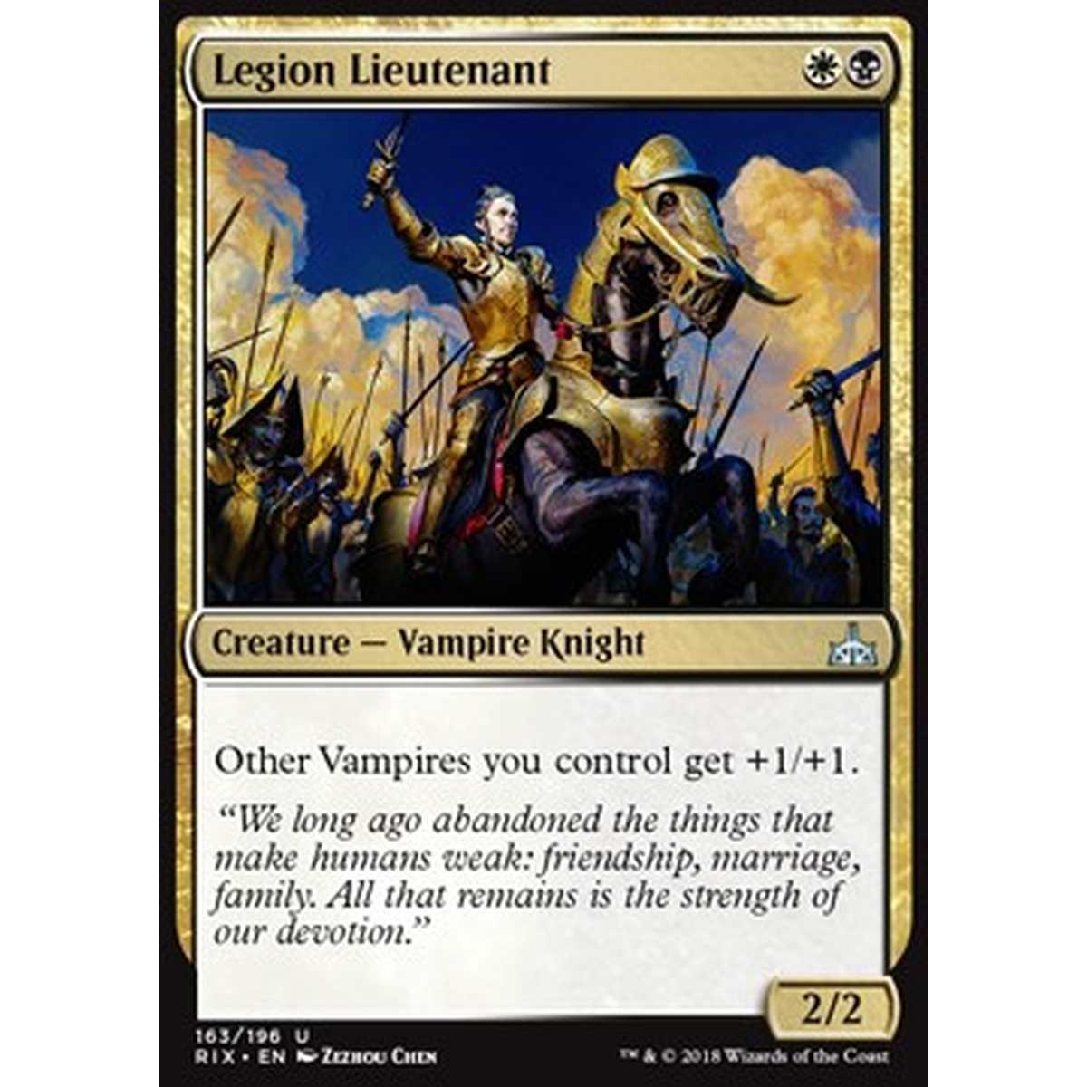 Legion Lieutenant - Legion Lieutenant - [RIX][EX]