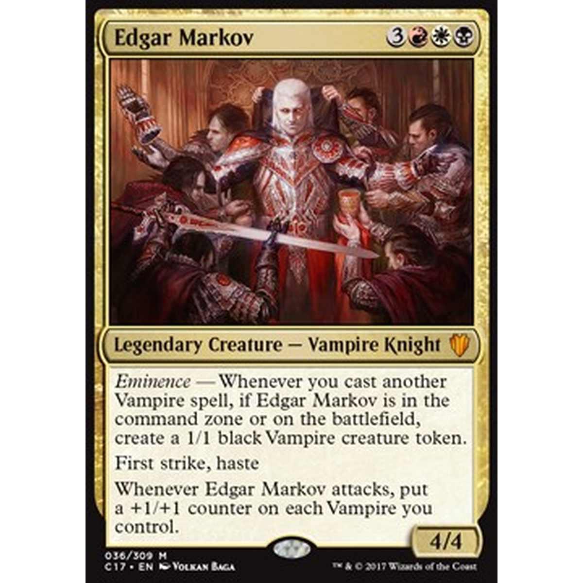 Edgar Markov (V.1) - ã¨ãƒã¬ãƒ¼ãƒ»ãƒžãƒ«ã³ãƒ (V.1) - [C17][EX] [Foil]