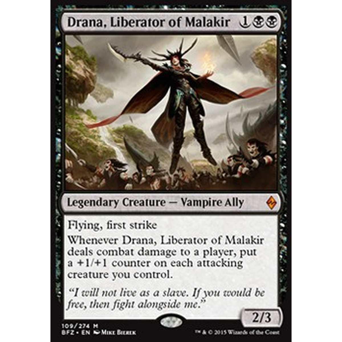 Drana, Liberator of Malakir - Drana, Liberator of Malakir - [BFZ][EX]