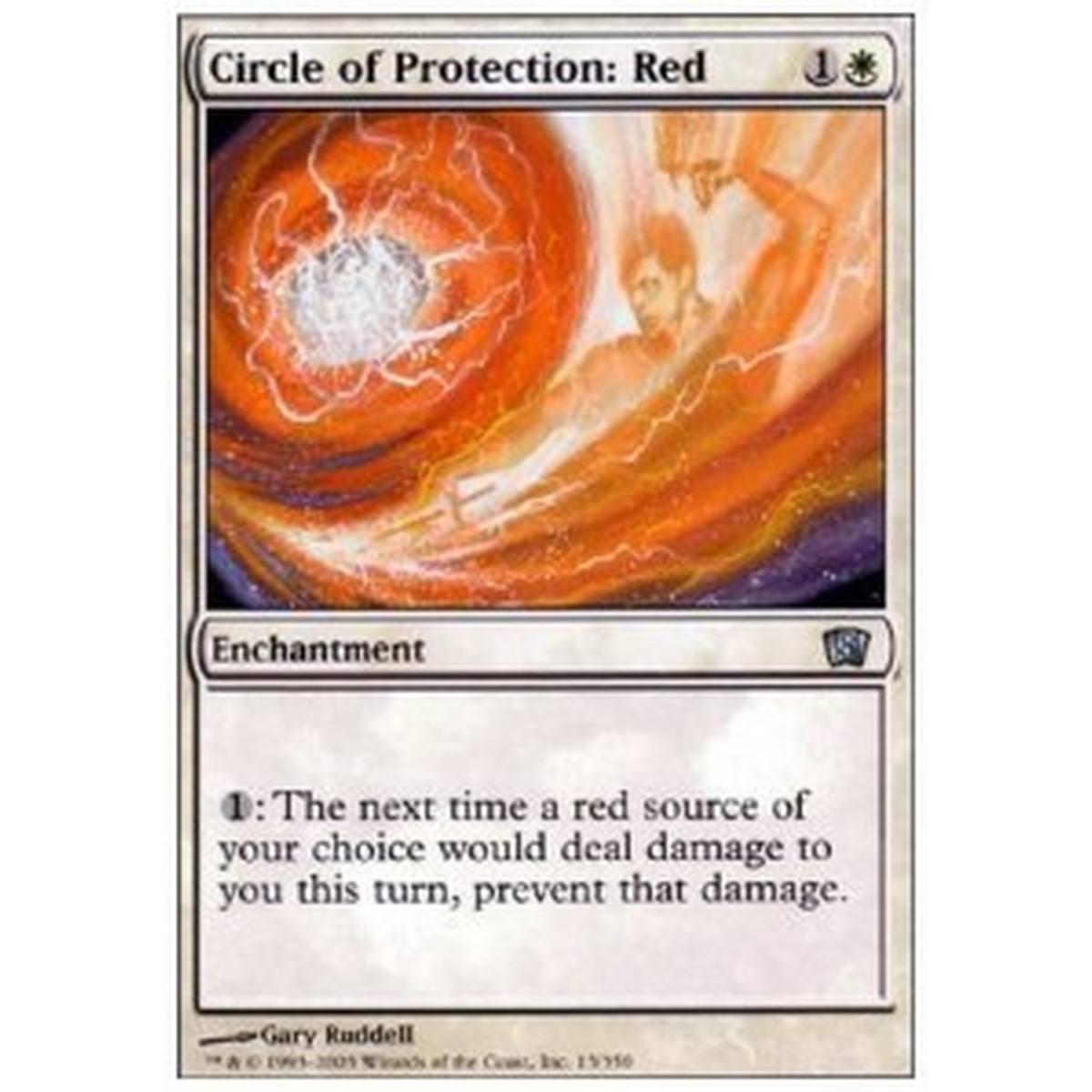 Circle of Protection: Red - Circolo di Protezione: Rosso - [8ED][GD]