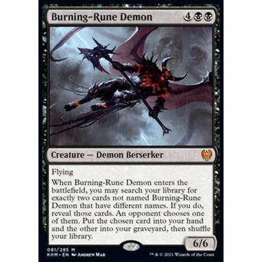 Burning-Rune Demon - Demone delle Rune Ardenti - [KHM][NM]