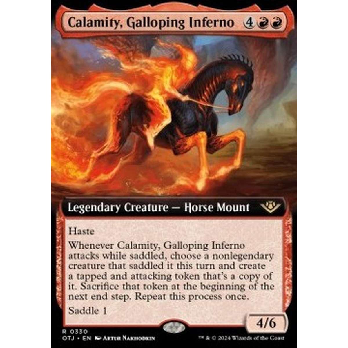 Calamity, Galloping Inferno - Calamity, Galloping Inferno - [XOTJ][NM] [Foil]