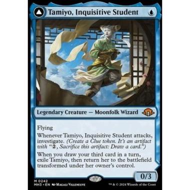 Tamiyo, Inquisitive Student // Tamiyo, Seasoned Scholar - Tamiyo, Studentessa Curiosa // Tamiyo, Studiosa Esperta - [MH3][NM] [Foil]