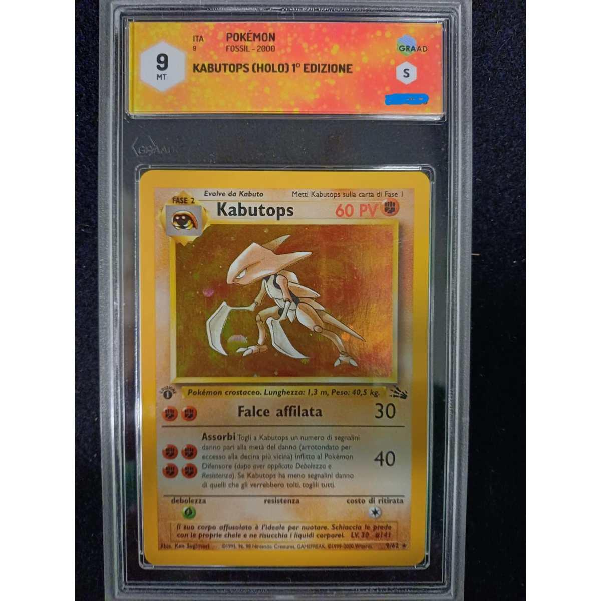 Kabutops - Italiano - 1st - Graad 9 [Fossil][MT] Pokemon
